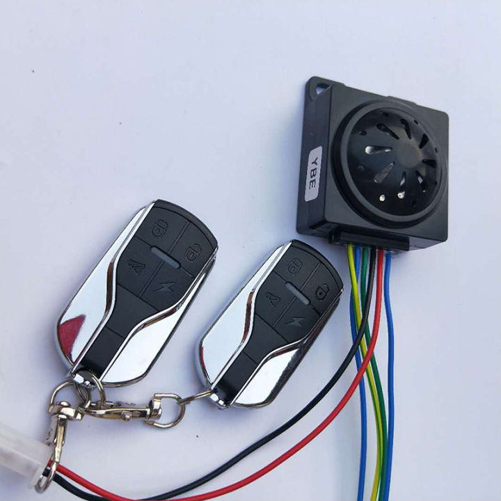 36-48V E-bike Anti-theft Lock Alarm Smart Induction Wireless Remote ...