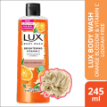 Lux Body Wash Orange Blossom & Vitamin C 245ml (Free Loofah). 