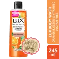 Lux Body Wash Orange Blossom & Vitamin C 245ml (Free Loofah).