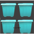 Flower Pot-5.5 Inchi Bp Flower Tob 4 Pcs.
