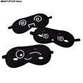 1pc Sleeping Eye Mask Black Eye Shade Sleep Mask Black Mask Bandage on Eyes for Sleeping Emotion Sleep Mask. 