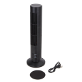 USB Rechargeable Tower Fan, Cooling Portable Fan Black. 