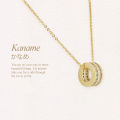 Mikana 18k Gold Plated Kaname Pendant Necklace accessories for women fashion korean free shipping sale japanese gift box. 