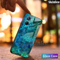 Phone case For VIVO Y18 Back cover Fashion Marble Hard Tempered Glass Protector Soft Silicone Cover For Vivo Y18 Cover cases. 