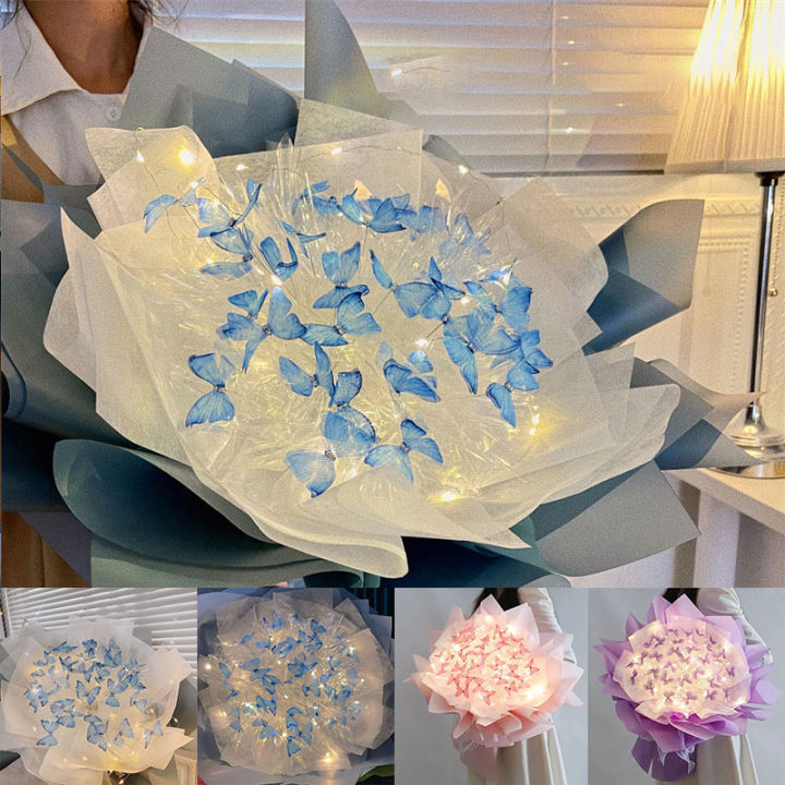 DIY%20Butterfly%20Bouquets%20Handmade%20Butterfly%20Flower%20Material%20Package%20Wedding%20Dinner%20Party%20Birthday%20Decor%20Girlfriend%20Gift%20Propose%20-%20Image%204