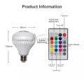 Bluetooth Speaker Bulb - Remote Control Colour Changing Bulb With Bluetooth Speaker - LED Music Bulb. 