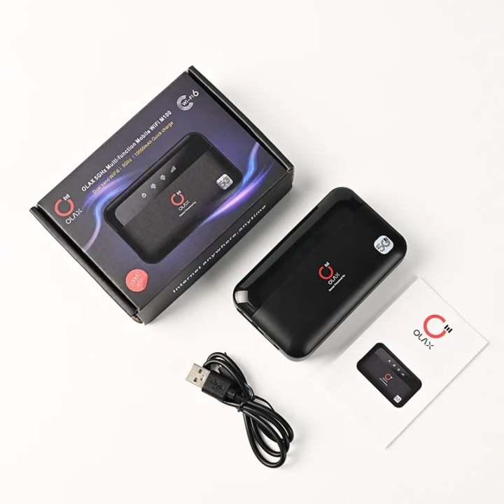 Olax%20M100%20Portable%204G/5G%20Dual%20WiFi%206%20Router%20Type-C%2010000MAH%20Sim%20Card%20Slot%20Power%20Bank%20150mbps%20for%20Outdoor%20Mobile%20Pocket%20Router%20-%20Image%206
