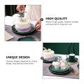 2X Cake Stand Cake Plate Server with Dome Dessert Cake Cover Butter. 