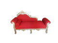 Simple Divan .  Solid wood. RED Colour IF-010. 