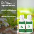 YIERYI Hydroponic AB Fertilizer, Hydroponic Nutrient Solution, Soilless Cultivation Nutrient Solution. 