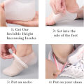 Men Women Increase Height High Half Insoles Memory Foam Shoe Inserts Silicon Pads 3.5cm - Height Increasing Insoles Pads. 