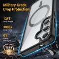 Back Cover Case for Samsung Galaxy A27 5G | Anti Yellow | Mag-Safe | Transparent & Black Mobile Phone Case Cover for Samsung Galaxy A 27 5G / A27 5+G | TPU Transparent & Black Back Cover.