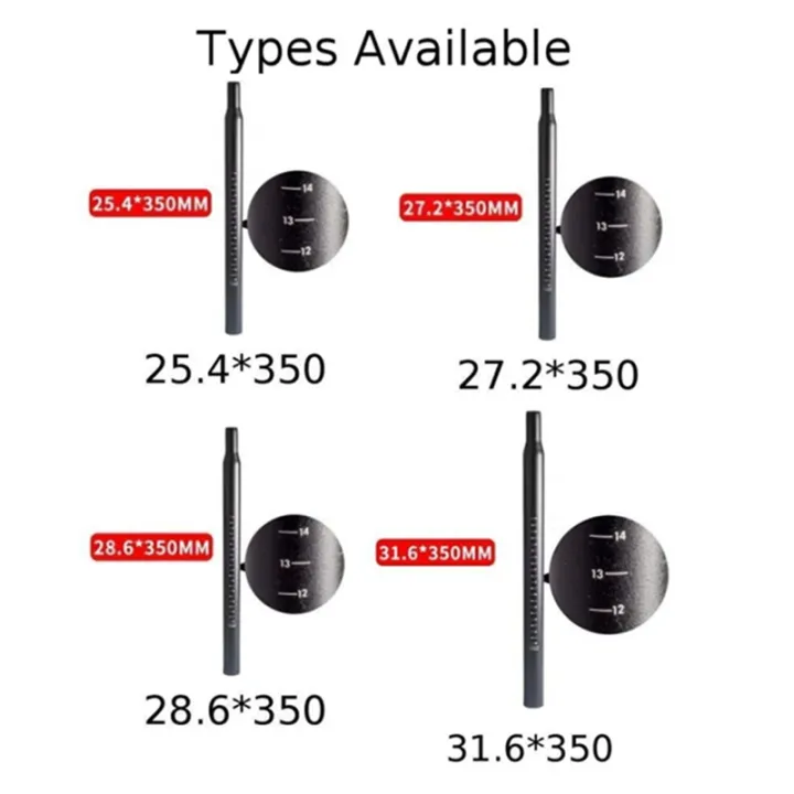 Bicycle%20Saddle%20Seatpost%20Seat%20Post%20Rod%20-Bike%20Rod%20Road%20Saddle%20Tube%20Beautiful%20Lines%20Bike%20Accessories%2025.4x350mm%20-%20Image%202