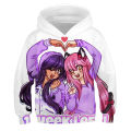 Anime hoodie Aphmau merch hoodies for kids girls kawaii cartoon sweatshirts teenagers 3D print pullovers children clothes Spring. 