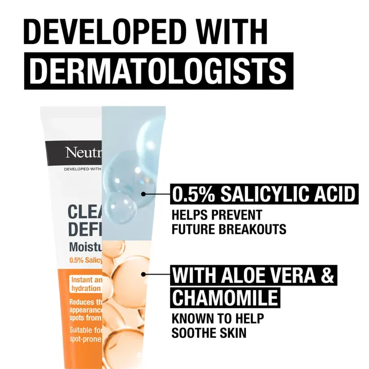 Neutrogena%20Clear%20&%20Defend%200.5%25%20Salicylic%20Acid%20Oil%20Free%20Moisturiser,%2050ml%20-%20Image%204