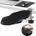 Comfortable Desktop Extension Computer Arm Rest Support Attachable Board Mousepad Folding Desk Adjustable Armrest Pad Hand Shoulder rotection Rotating Mouse Arm Wrist Rest Desk. 
