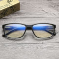 2020 European and American new cross-border large frame anti-blue light anti-radiation coated blue film high-grade reading glasses spring feet 8182.