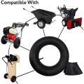 ARELENE 2X Wheelbarrow Inner Tube 3.50-8 Heavy Duty Rubber Inner Tube Replacement with Tr13 Valve Stem Garden Cart Inner Tube B. 