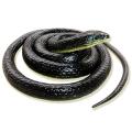 Realistic Fake Rubber Toy Snake Black Fake Snakes 49 Inch Long April Fool's Day. 