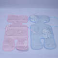 Baby baby five point mat, children's stroller ice silk cool mat. 