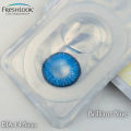 Freshlook Brilliant Blue Color Contact Lens with kit box.1 pair Freshlook Colorblends Color contact lens For Eyemakeup/eyefashion. Frehlook Colorblensds Series #brilliantblue. 