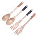 Handmade 2PCS Kitchen Supplies Rice Utensil Soups Dinnerware Sets Spoon Tableware Fork.