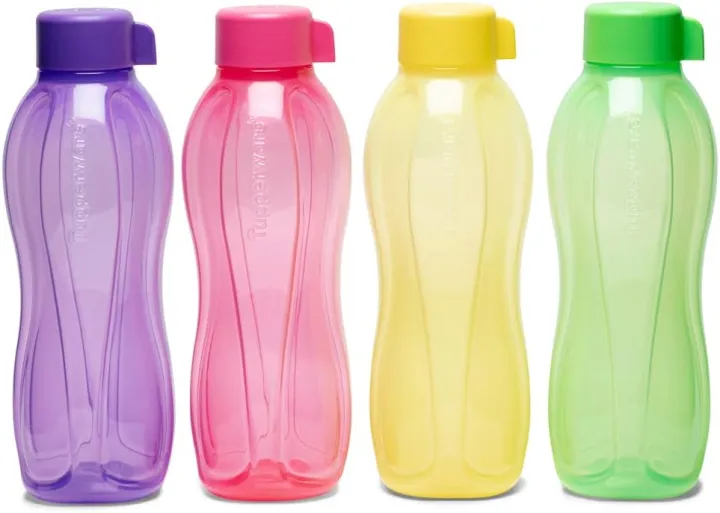 1%20Pieces%20Screw%20Cap%20Tupperware%20Multicolor%20Aquasafe%20Reusable%20Round%20Water%20Plastic%201000%20ML%20Bottles%20-%20Image%202