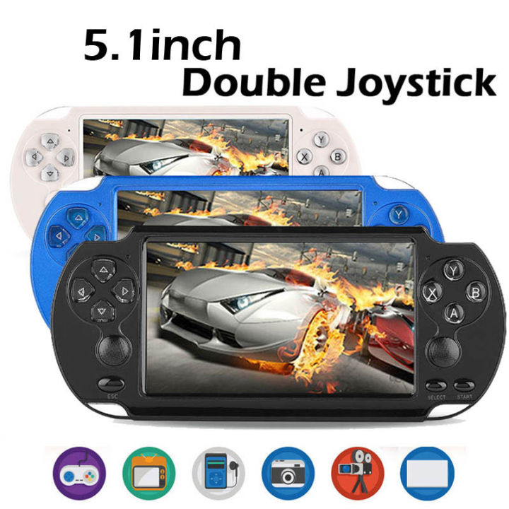 NEW 4.3 Inch Double Joystick Handheld Game Players 8GB Memory MP5 Portable Video Game Console Built-in 3000 Classic Games