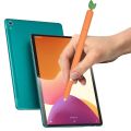 For Samsung Galaxy Tab S7 SM-870 / SM-T875 Fruit and Vegetable Shape Stylus Silicone Protective Case(Carrot).