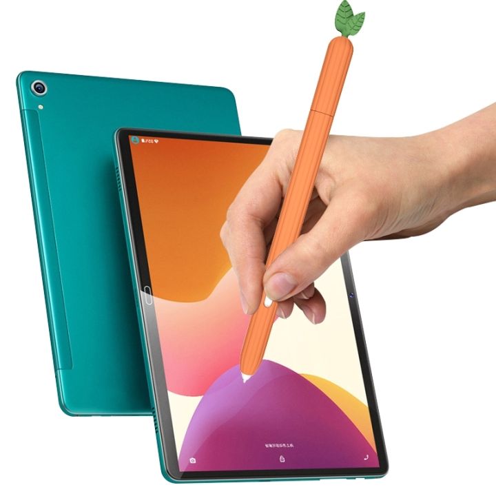 For%20Samsung%20Galaxy%20Tab%20S7%20SM-870%20/%20SM-T875%20Fruit%20and%20Vegetable%20Shape%20Stylus%20Silicone%20Protective%20Case(Carrot)%20-%20Image%204