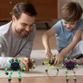 Luminous Fidget Spinners Glow in The Dark Fingertip Gyro DIY Deformable Robot Funny Sensory Fidget Toys Decompression Spinner Birthday Gifts for Kids Adults. 