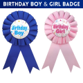 Birthday Boy & Birthday Girl Badge Pin- Birthday Sash Badge for Birthday Boy and Birthday Girl- (Pack of 1Pcs).