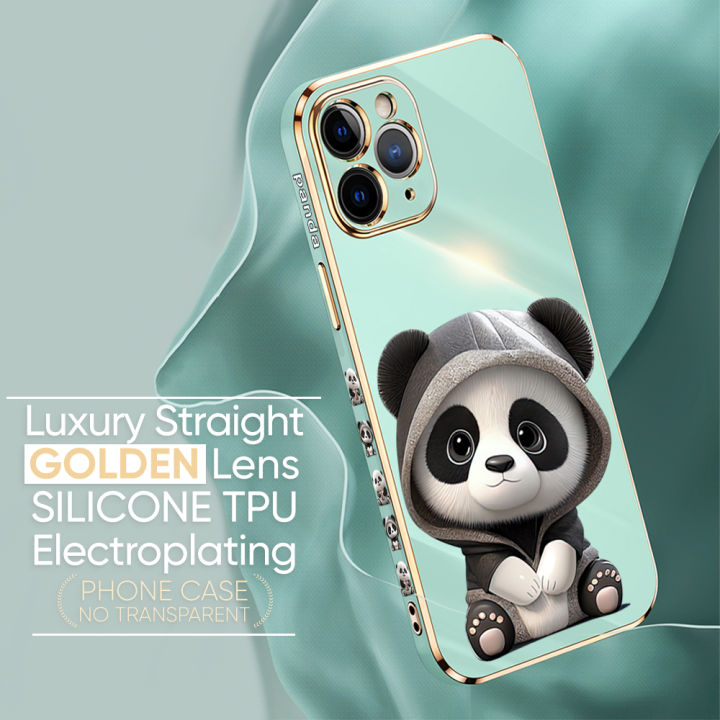 Hontinga%20for%20Samsung%20Galaxy%20M53%205G%20Back%20Cover%20With%20Free%20Strap%20Luxury%206D%20Plating%20Cute%20Panda%20Side%20Pattern%20Case%20Soft%20Silicone%20Square%20Mobile%20Cover%20-%20Image%204
