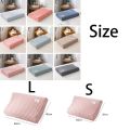 Home Textile Cotton Latex Pillows Case Solid Color 50*30cm/60*40cm Pillow Cover Soft Comfortable Sleeping Pillowcase Pillow.