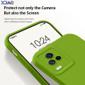 Angel Eyes Square Liquid Cover Case for VIVO IQOO 7 IQOO7 Legend 5G 360 Soft Protective Mobile Phone Back Armor Housing.