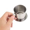 【New-store】 New Portable Mug Cup Drop Filter Stainless Steel Maker Infuser Vietnam Coffee. 