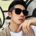 Men's large-frame sunglasses for drivers, anti-UV glasses for big faces, slimming, fashionable and personalized street photography sunglasses for women. 