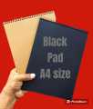 Black Paper Note Book A4 size 1pes. 