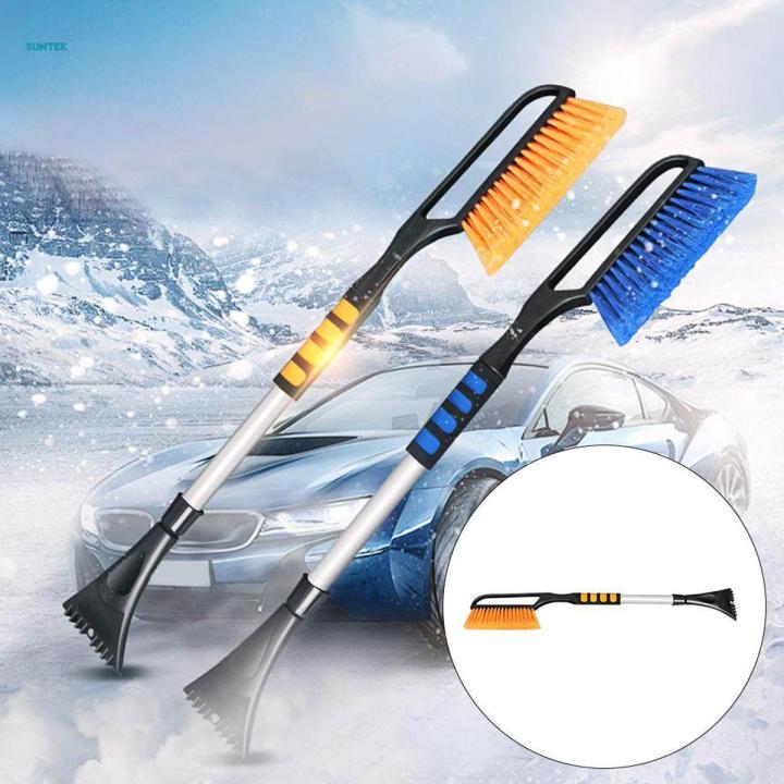 Ice Scraper 30" Car Windshield Snow Brush with Extendable foam material grip Windshield Scraper Detachable