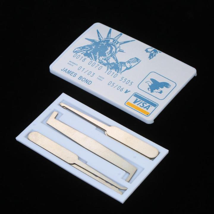 【2025 NEW】 5 PCS Lock Picking Set Practice Locksmith Tools Lockpicking Kit for Beginners Professionals Kids