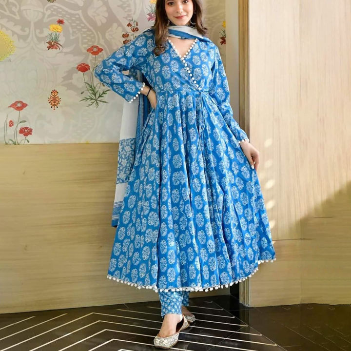 Understated%20-Cotton%20Fashionable%20stitched%20Gown%20designed%20long%20salwar%20kamez%20Dress%20orna%20For%20Stylish%20Women%20/%20Girls%20(%203%20pcs%20)-%20Progressively%20Better%20-%20Image%203