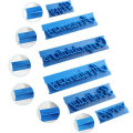 6pcs/set Plastic Letters Mold Happy Birthday Best Wishes Baking Molds Decoration BDM.
