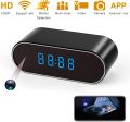 WiFi Camera 1080p Motion Detection Digital Clock Portable Rechargeable Night Vision 64GB. 
