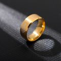 Temu Hot Selling Source Naruto Stainless Steel Ring Anime Same Titanium Steel Ring Male and Female Couple Ring.