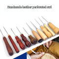Sewing Tools Mending Shoes Long Handle Awl Diy Goods Making Straight Thread Eye Tools With Hooks. 