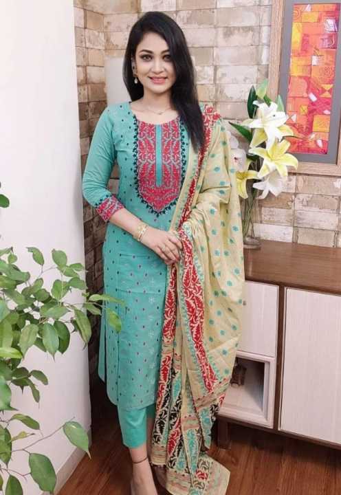 Yellow%20Joypuri%20Cotton%20Unstitched%20Skin%20Print%20High-Quality%20Three%20Piece%20-%20A%20Stylish%20Dress%20for%20Girl%20-%20Image%202