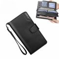 Multicolour  Leather men long mobile Wallet Money Bag Coin purse Card holder. 