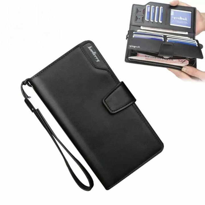 Multicolour%20%20Leather%20men%20long%20mobile%20Wallet%20Money%20Bag%20Coin%20purse%20Card%20holder%20-%20Image%207