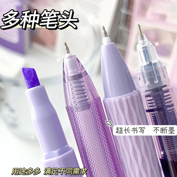 7Pcs/Box%20Minimalist%20Transparent%200.5mm%20Gel%20Pen%20High-Quality%20St%20Tip%20Signature%20Pen%20Student%20Quick-Drying%20Black%20Ink%20Pen%20-%20Image%207