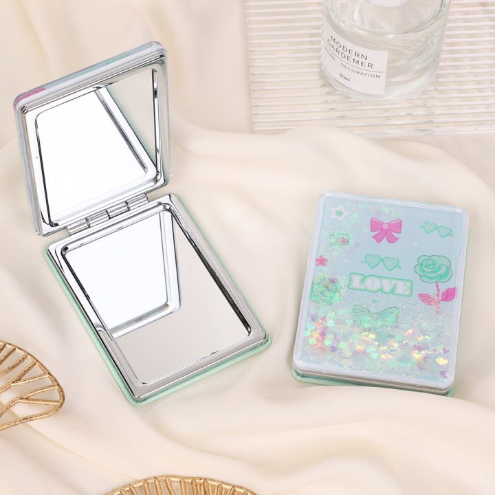 New%20Korean%20Cute%20Folding%20Female%20Student%20Creative%20Travel%20Double%20sided%20Small%20Portable%20Mirror%20-%20Image%203